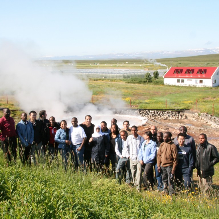 Nemendur í Jarðhitaskóla Sameinuðu þjóðanna á Hveravöllum