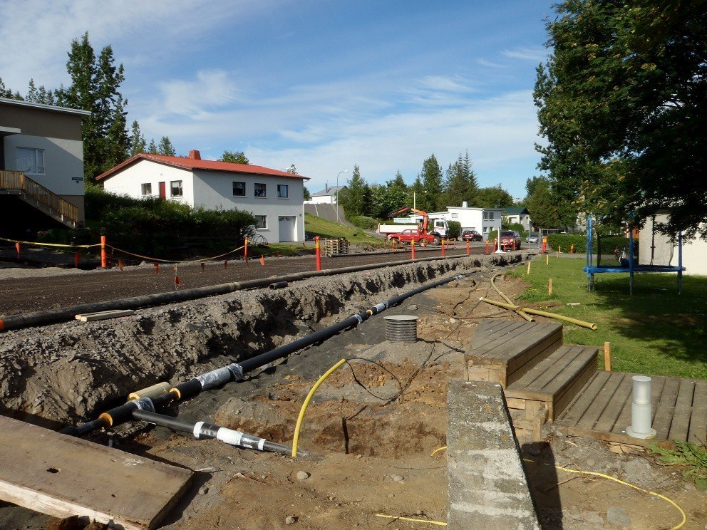 Endurnýjun kalda og heita vatns við Fossvelli 2012